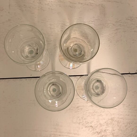 Vintage Toscany Iridescent Wine Flutes (4) - Picture 5 of 6